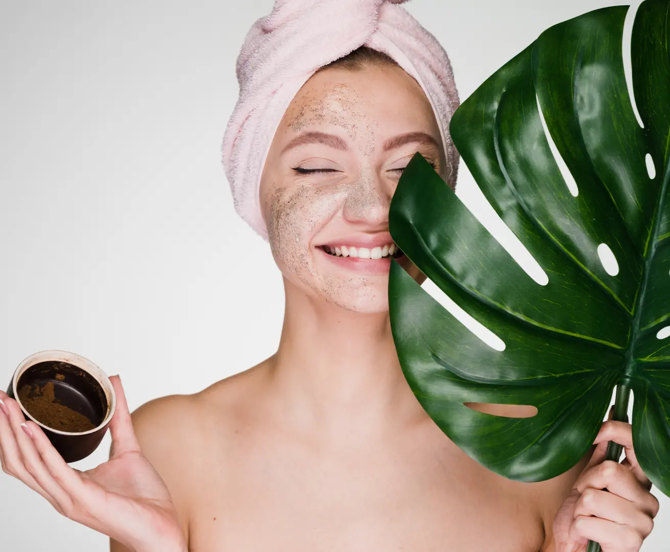 woman getting facial
